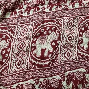 💰5 for $20! Boho Chic Elephant Print Scarf/Sarong